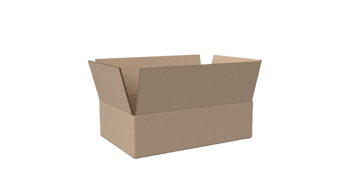 Kartonnen dozen, 250x185x115mm, B-golf (2400 stuks)