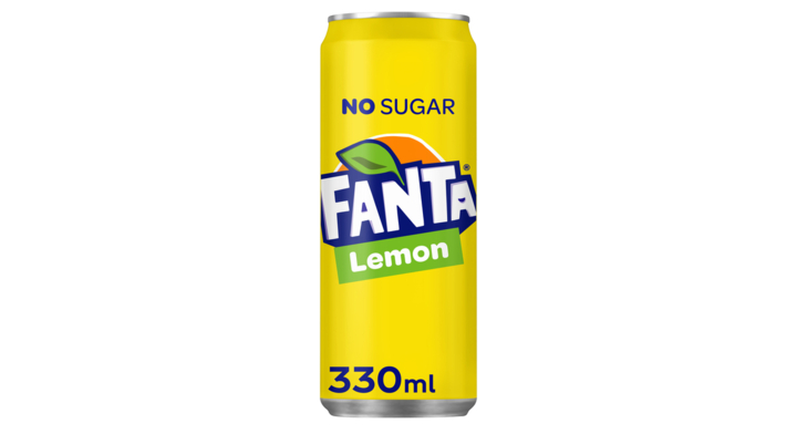 Frisdrank fanta lemon zero blik 330ml(284958)