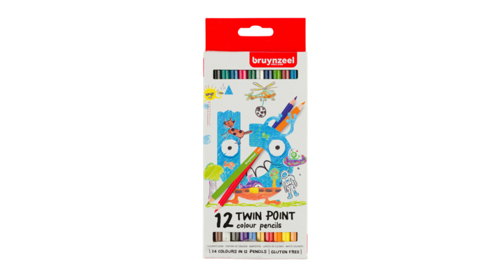 Kleurpotlood bruynzeel kids twin point ass(60112001)