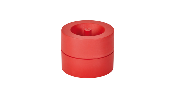Papercliphouder maul pro recycled ø73x60mm rood(3012325.eco)