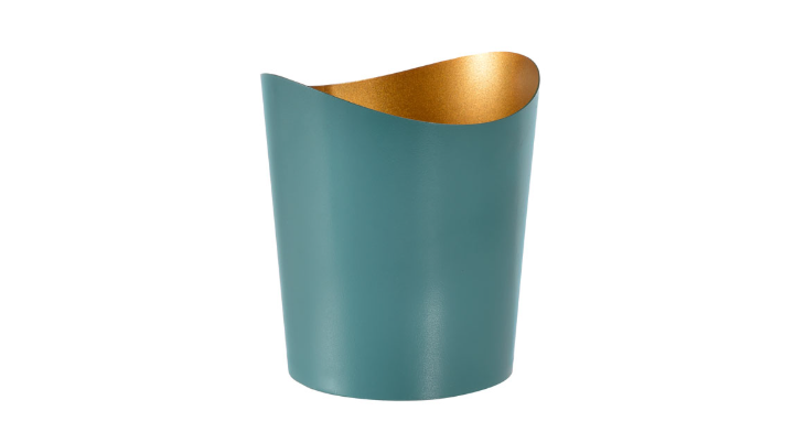 Duni | LED Lamphouder | 80x70mm | Kandelaar Ripple Ocean Teal | 194595 (6 stuks)