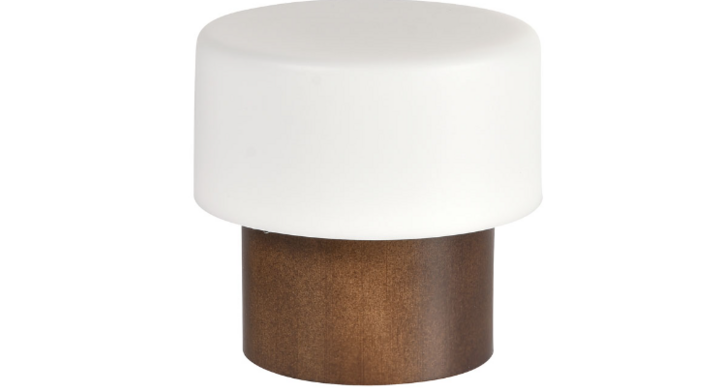 Duni | LED-lamphouder | 110x110mm | Sister Bamboe Brown | 206432 (4 stuks)