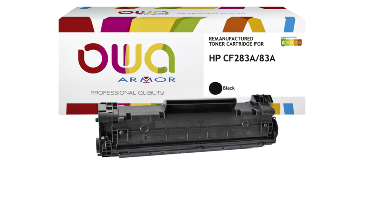 Tonercartridge owa hp cf283a zwart(cf283a)