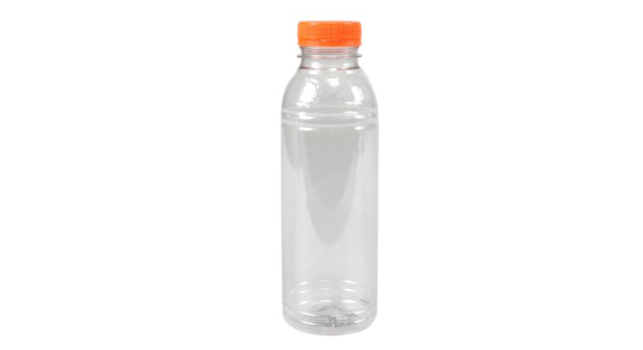 Fles met dop, PET, 1000cc, hals 38mm, helder (70 stuks)