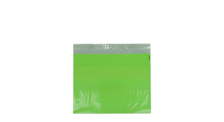 Verzendzak, plastic,  40x30cm+klep, groen (250 stuks)