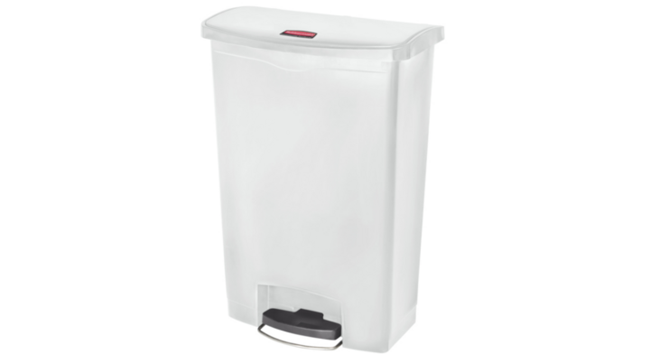 Rubbermaid, Slim Jim pedaalemmer, 90 liter, wit, VB 224054