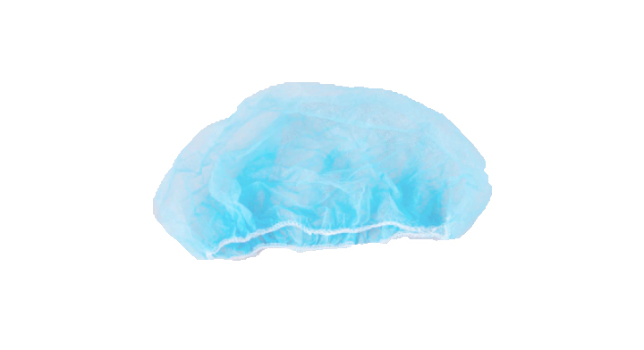 Haarnetje, non woven, blauw, Clip Cap, XL (1000 stuks)