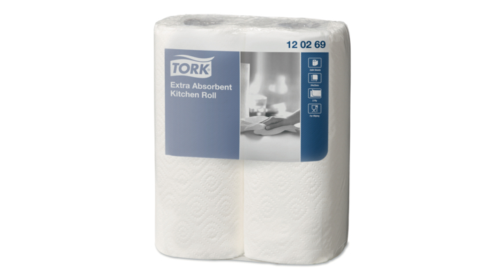 Tork Premium | Keukenrol | 64 Vel | 2-Laags | Wit | 120269 (24 stuks)