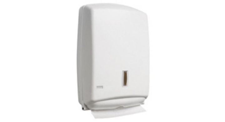 Satino Smart | Interfold Handdoek Dispenser | PT20 | Wit | 180351 - OP=OP AANBIEDING