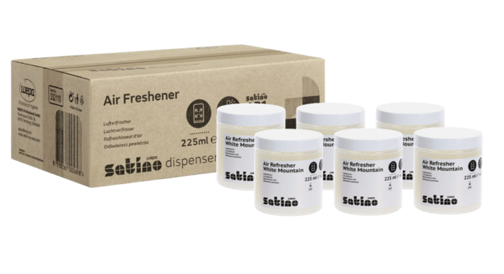 Satino | Luchtverfrisser | 225ml | White Mountain | AR1 | 333366 (6 stuks)