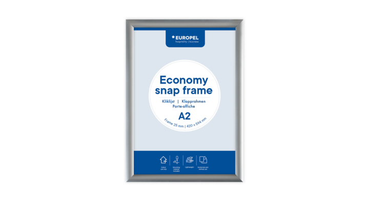 Kliklijst europel economy a2 zilver(355092)