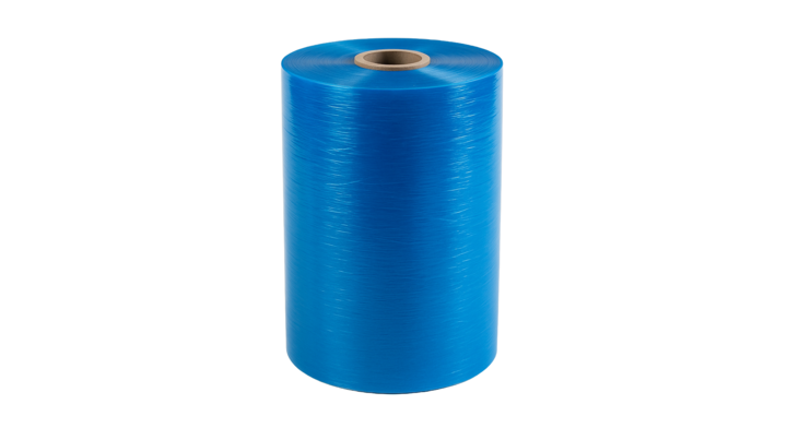 Wikkelfolie, 50cm, 20my, blauw (rol ca. 16kg)