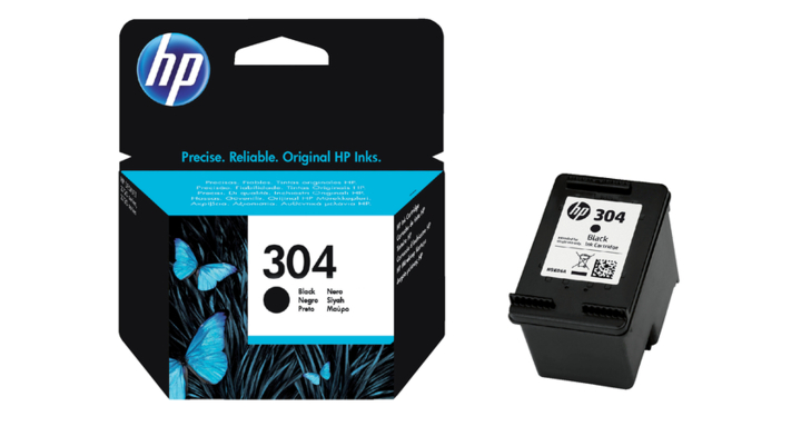 Inkcartridge hp 304 n9k06ae zwart(n9k06ae)
