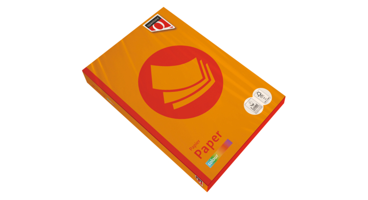 Kopieerpapier quantore colour a4 120gr oranje(746056)