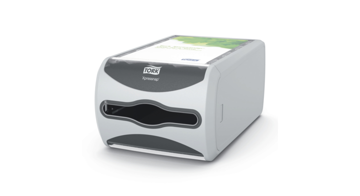 Tork Xpressnap Counter | Servet Dispenser | N4 | Lichtgrijs | 272513