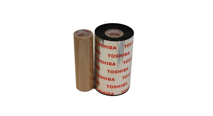 Toshiba printlint AW6F, wax, 110mm x 300m, flathead