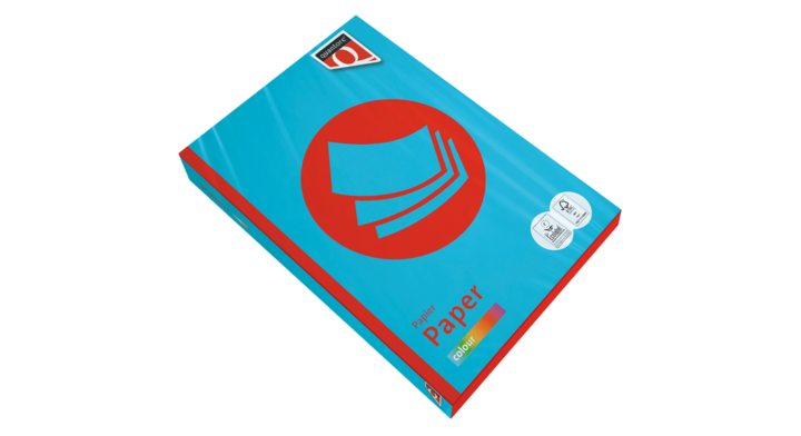 Kopieerpapier quantore colour a4 160gr azuurblauw(746023)