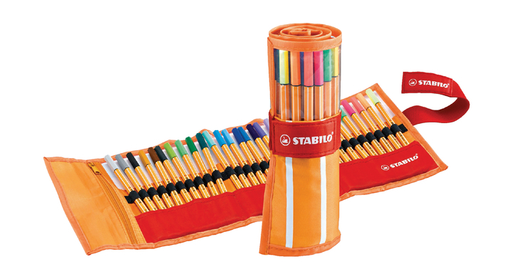 Fineliner stabilo point 88/30 rollerset f ass 30st(8830-2)