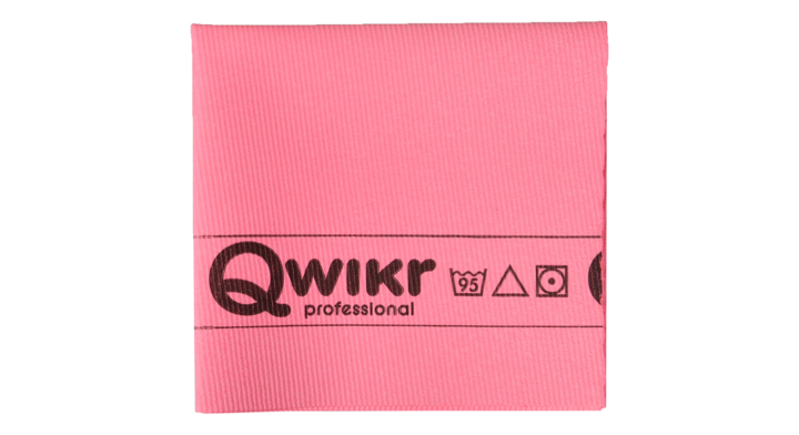 Qwikr, microvezeldoek, 40x32cm, rood (50 stuks)