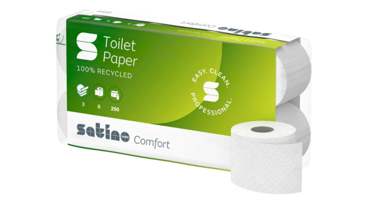 Satino Comfort | Toiletpapier | 250 Vel | 3-Laags | MT1 | Wit | 037060 (72 stuks) 