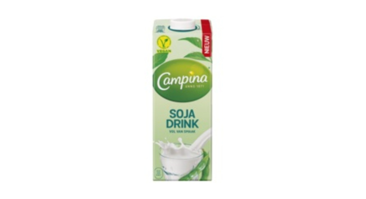 Sojadrink campina plantaardig pak 1 liter(12555)