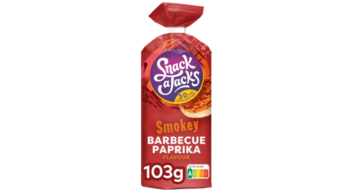 Rijstwafel snack-a-jacks bbq paprika(8ps162)