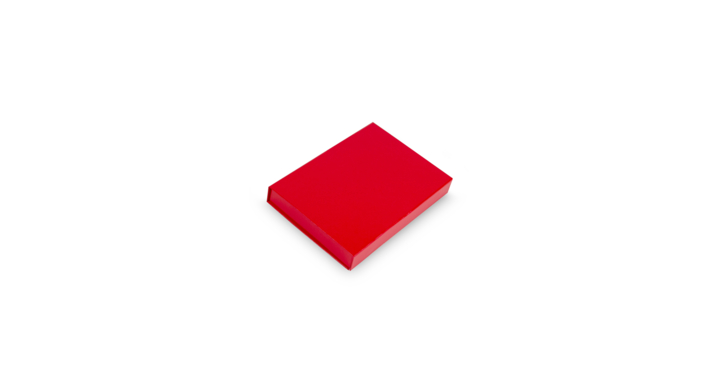 Magneetdoos, 22x16,5x3cm, glans laminaat, rood (25 stuks)