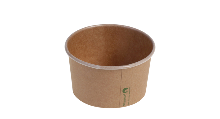 Sausbakje, bruin kraft, 360ml, 105mm (500 stuks)
