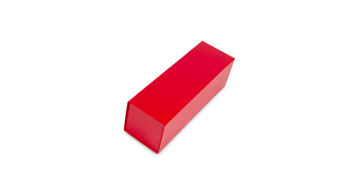 Magneetdoos, 33x10x10cm, glans laminaat, rood (25 stuks)