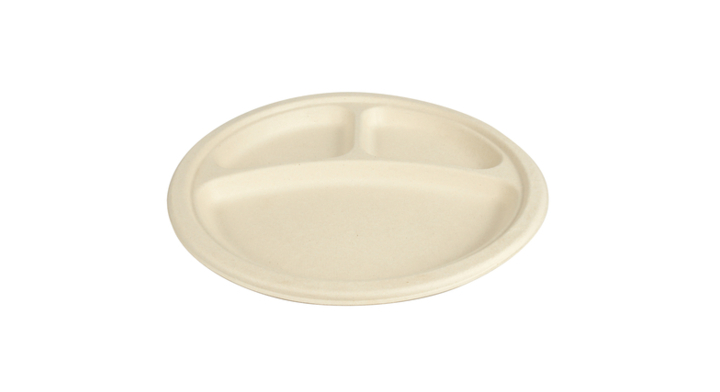 Bord iezzy 260mm 3v suikerriet pfas-vrij naturel(33644)