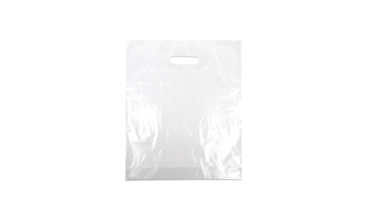 Draagtas, 37x44+2x4cm, ldpe, dkt, transparant (500 stuks)