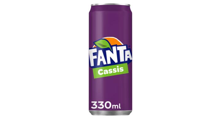 Frisdrank fanta cassis blik 330ml(284970)