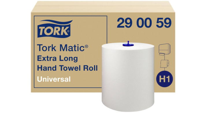 Tork Matic Universal | Handdoekrol | 280 Meter | 1-Laags | H1 | Wit | 290059 (6 stuks)