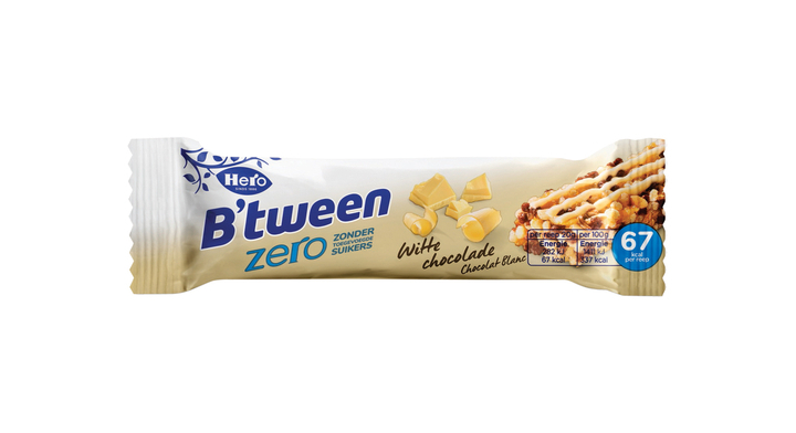 Tussendoortje hero b'tween witte chocolade zero(8he406)