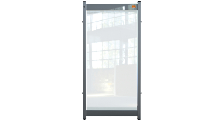 Bureauscherm nobo modulair doorzichtig pvc 400x820mm(1915549
