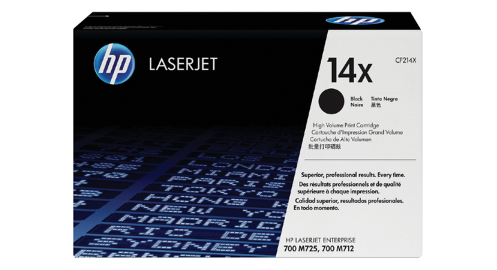 Tonercartridge hp cf214x no 14x 17.5k zwart(cf214x)