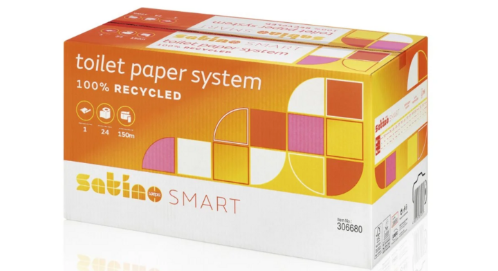 Satino Smart | Systeemrol Toiletpapier | 150 Meter | 1-Laags | JT3 | Wit | 306680 (24 stuks) - OP=OP AANBIEDING