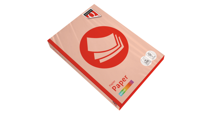 Kopieerpapier quantore colour a4 120gr zalm(746059)