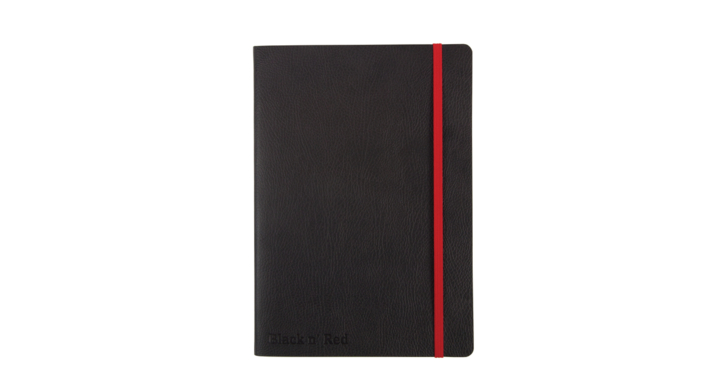 Notitieboek oxford black n' red a5 business 72v ln(400051204