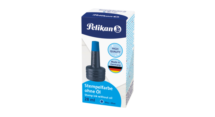 Pelikan, stempelinkt flacon, 28ml, blauw, 351213