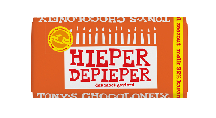 Chocolade tony chocolonely hieper de pieper reep(nlrsg1mkz18