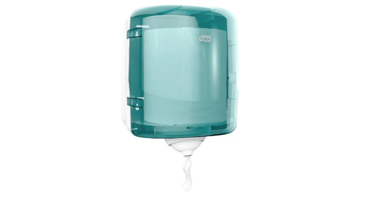 Tork Reflex | Midi Poetsrol Dispenser | Vel-Voor-Vel | M4 | Turquoise | 473180