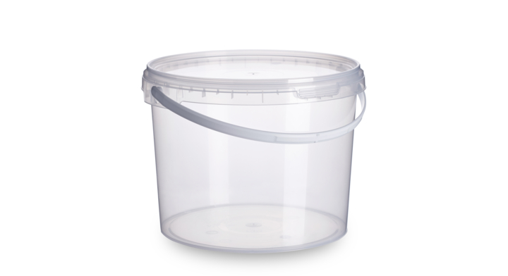Emmer rond, PP, Ø226mm, 5.5 liter, transparant (756 stuks)