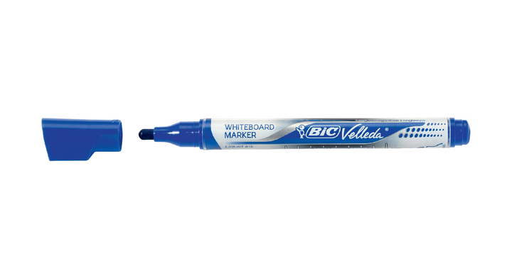 Viltstift bic liquid whiteboard rond m blauw(902087)