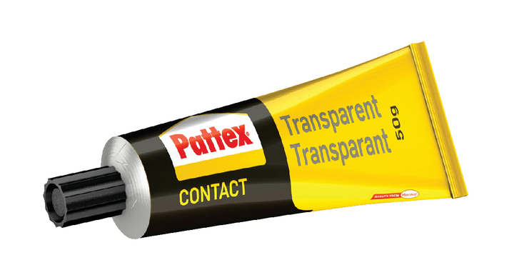 Lijm pattex transparant tube 50gr