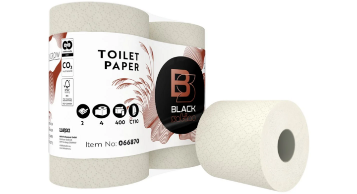 BlackSatino GreenGrow | Toiletpapier | 320 Vel | 2-Laags | CT10 | Lichtbeige | 065630 (48 stuks)