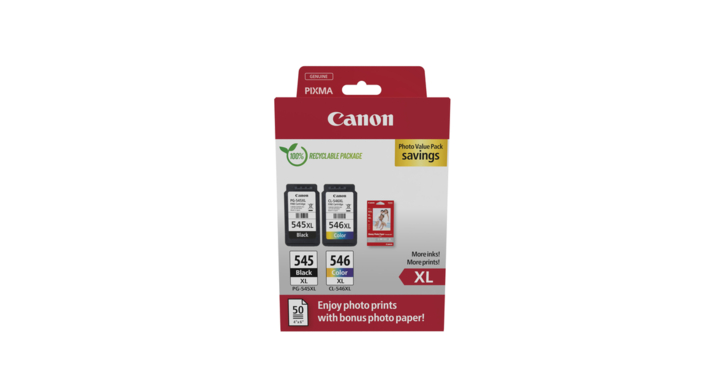 Inkcartridge canon pg-545xl cl-546xl photo val pck(2448527)