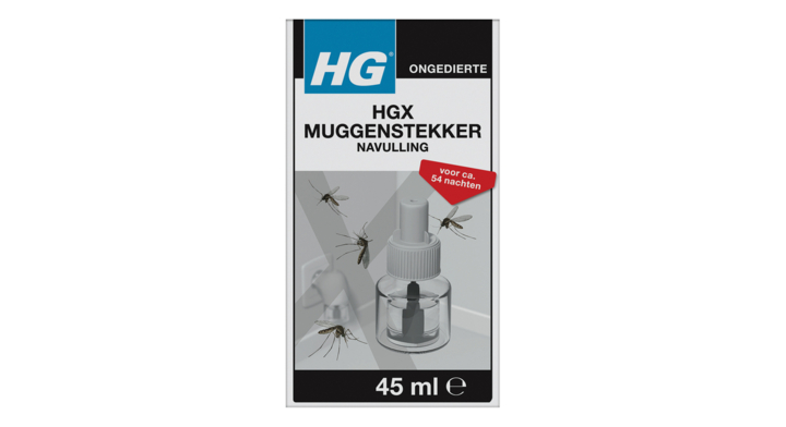 Muggenstekker hg hgx navulling 45ml(554005100)