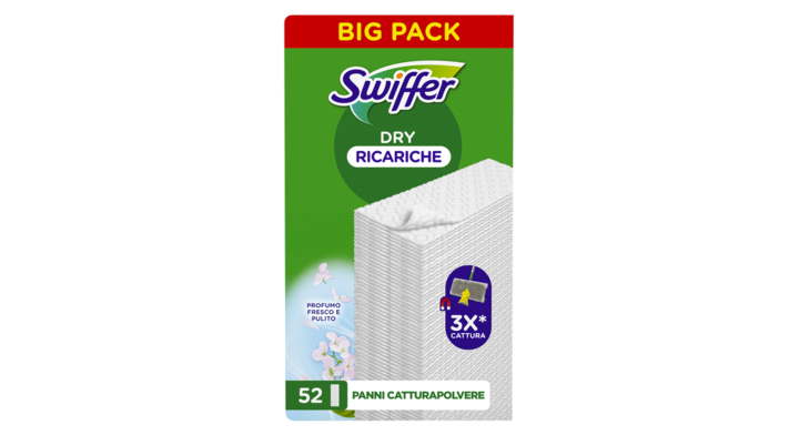 Vloerwisdoekjes swiffer navulling droge doekjes 52(870021667