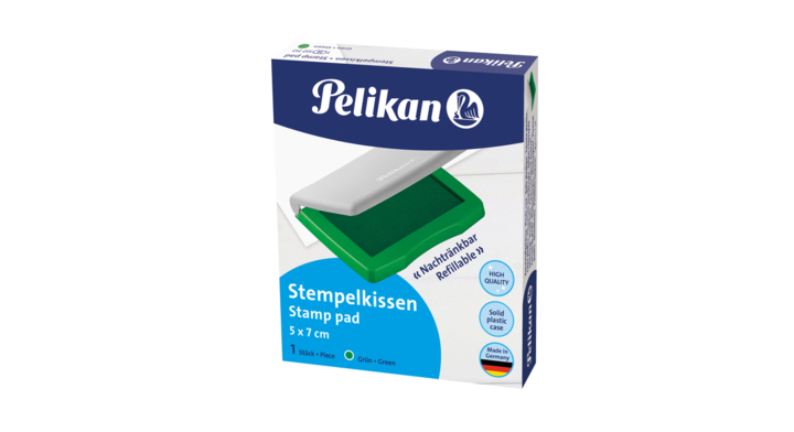 Stempelkussen pelikan 3e 50x70mm groen